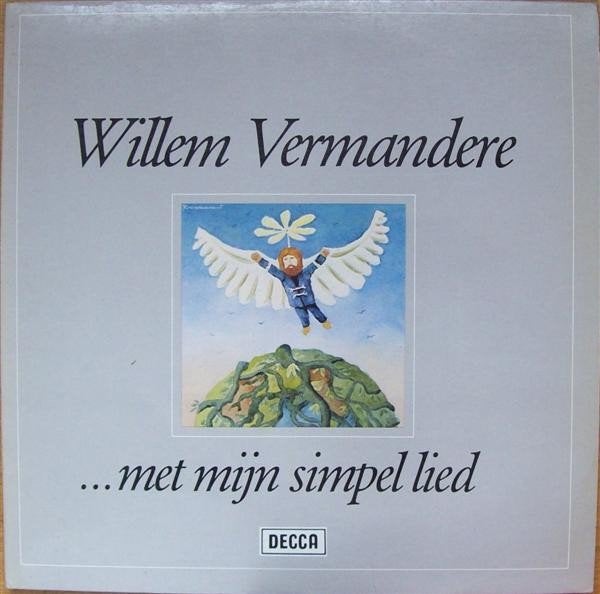 LP - Willem Vermandere – ... Met Mijn Simpel Lied, Folk/rock, LP, Ophalen of Verzenden, Zo goed als nieuw, 12 inch