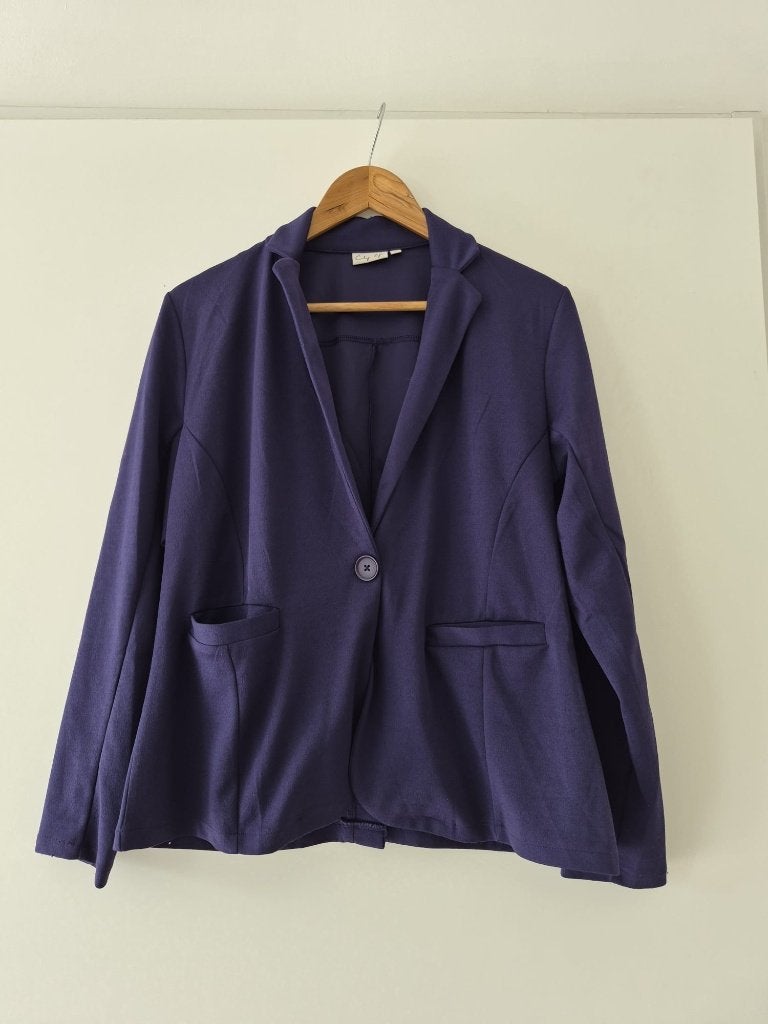 Blazer City life maat L dames - donkerblauw, City Life, Blauw, Maat 42/44 (L), Ophalen of Verzenden