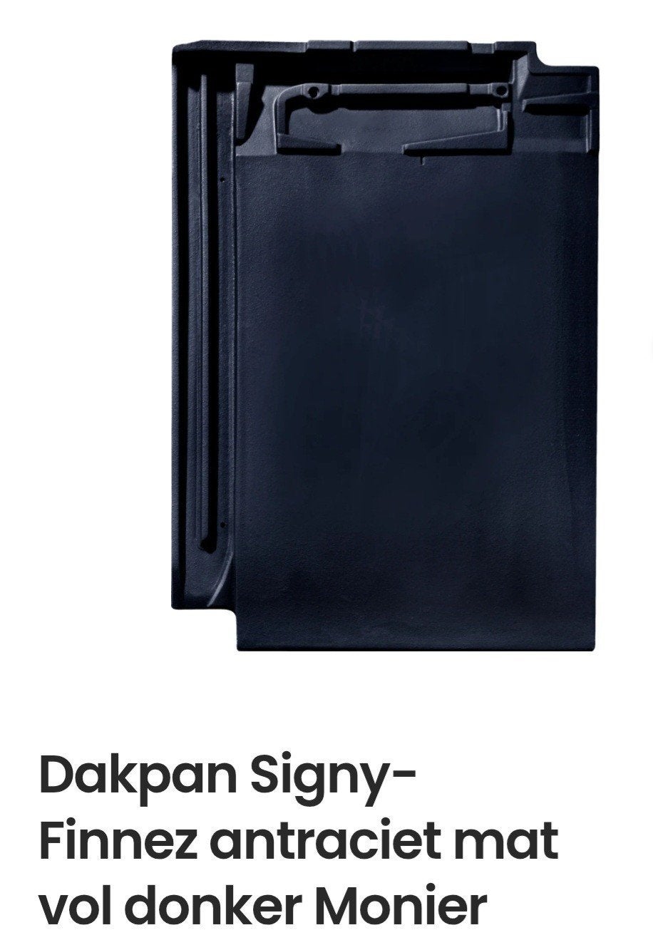 Dakpannen Signy-Finnez antraciet, Steen of Klei, Zwart, Nieuw, Ophalen of Verzenden