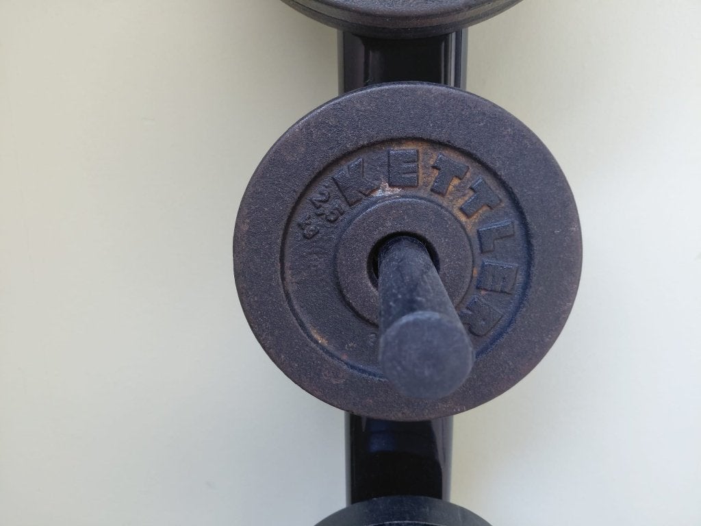 Halter schijven, 2.5 KG 4KG 5KG en 10KG voor 25mm schijven., Ophalen, Gebruikt, Armen, Halterschijven