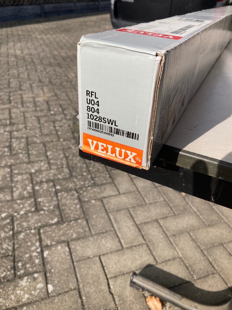 Velux rolgordijn RFL U04, Overige materialen, Rolgordijn, Wit, Nieuw