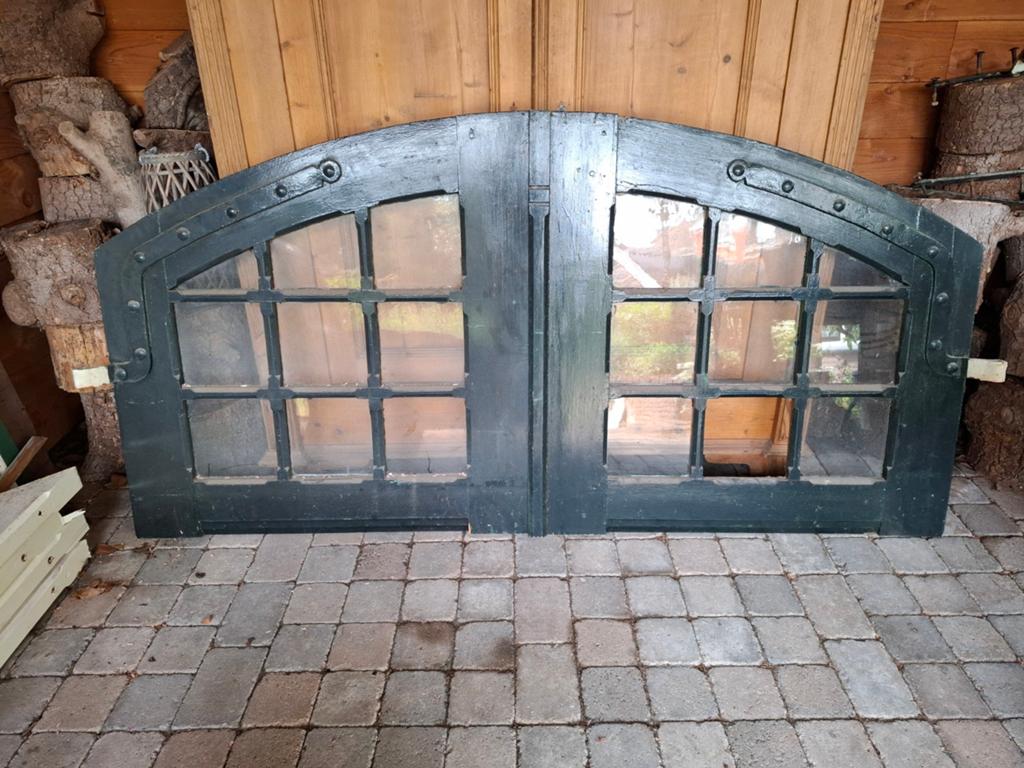 Zeer oud Raamset uit staldeur, Doe-het-zelf en Verbouw, Deuren en Horren, Ophalen, Gebruikt, 120 cm of meer, Minder dan 200 cm