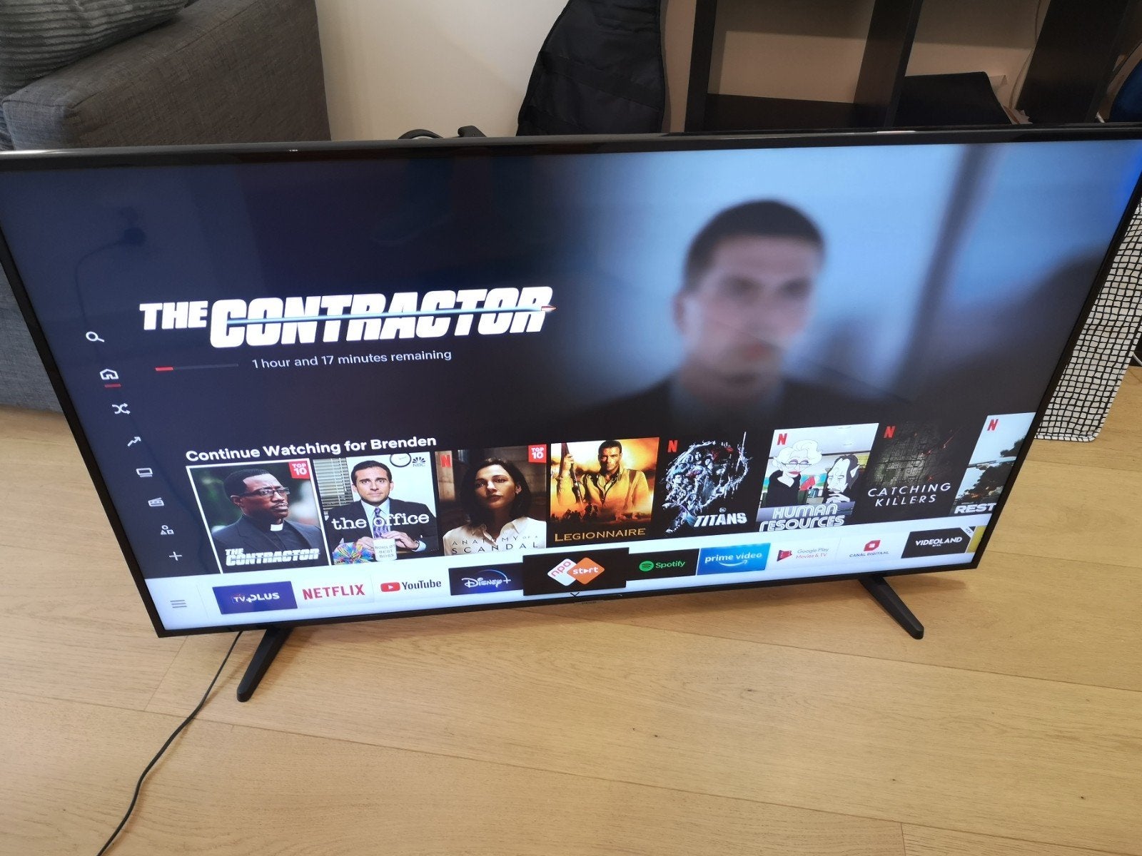 Samsung smart tv 40 inch 4k, Ophalen, LED, 50 Hz, Zo goed als nieuw