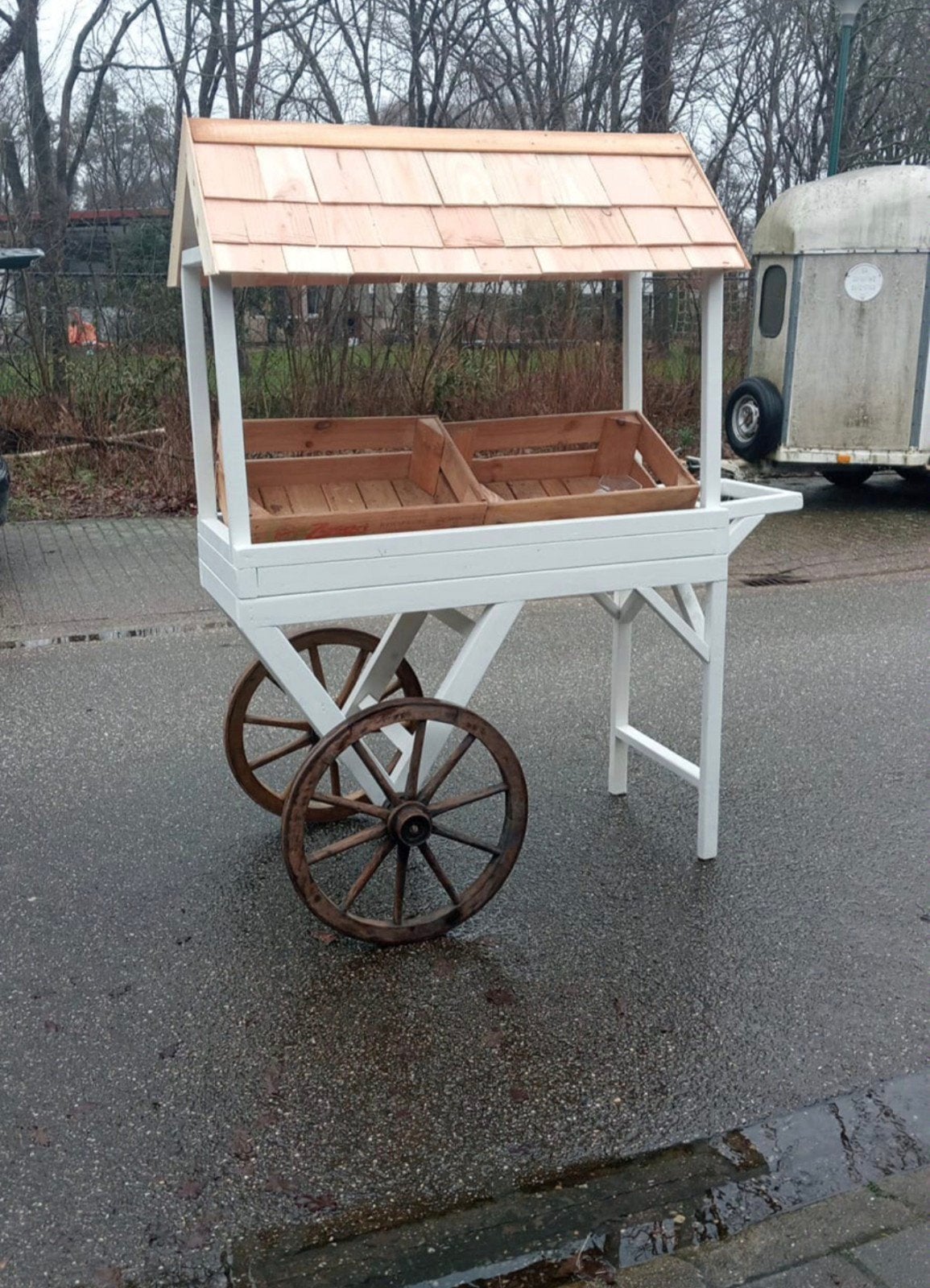 snoepkar candycar marktkraam, Ophalen, Zo goed als nieuw, Geboorte of Huwelijk