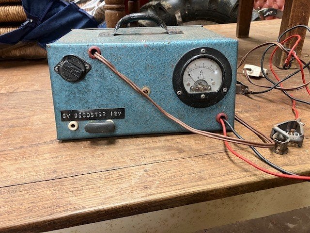 accu lader vintage, Ophalen