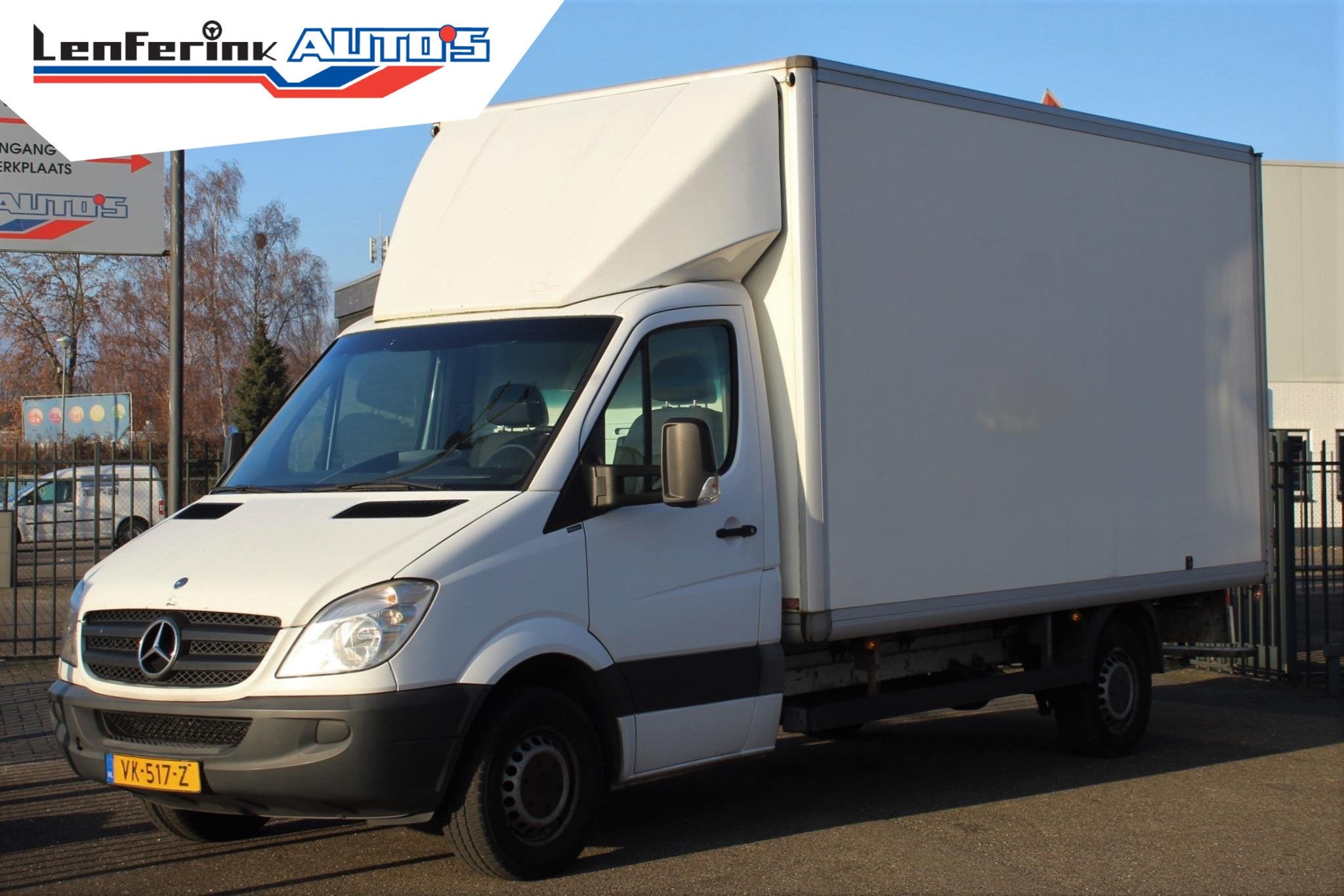 Mercedes-Benz Sprinter 316 CDI 163 pk Bakwagen Airco, Navi L, Auto's, 13 km/l, Euro 5, Gebruikt, Zwart