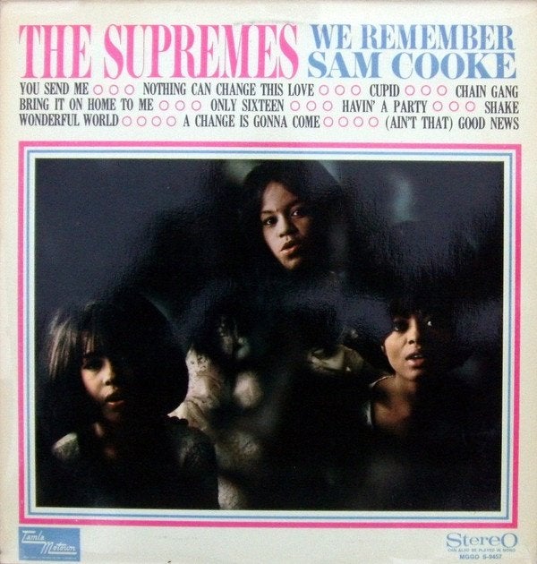 LP - The Supremes ‎– We Remember Sam Cooke, LP, Gebruikt, Funk, Ophalen of Verzenden
