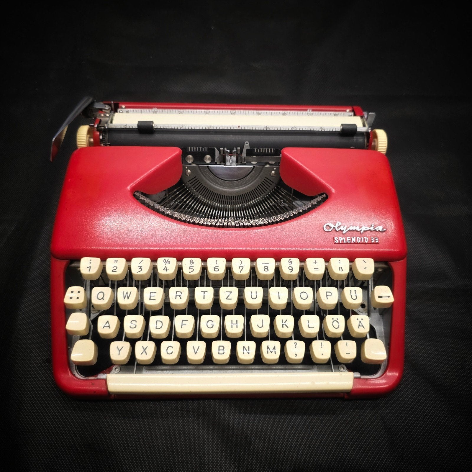 OLYMPIA Splendid 33 in ROOD en gerestaureerd., Ophalen of Verzenden