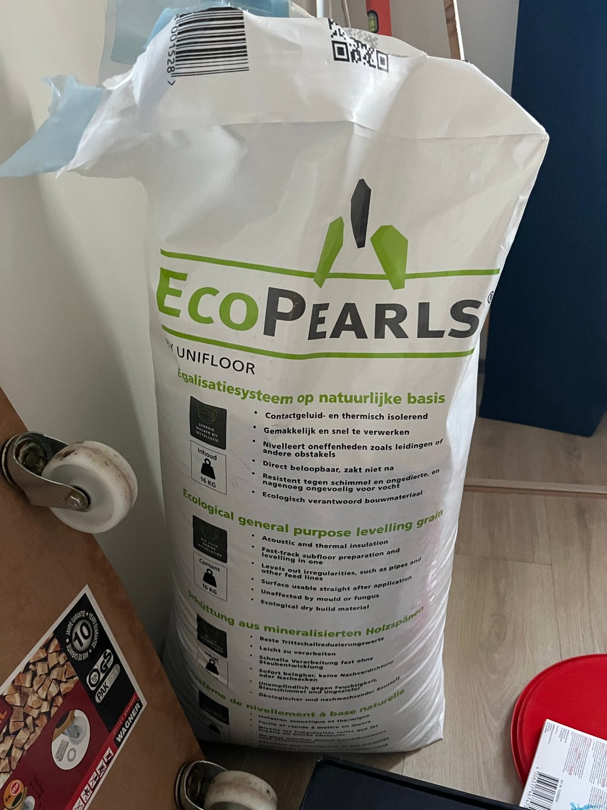 EcoPearls egalisatiesysteem op natuurlijke basis, Ophalen, Nieuw