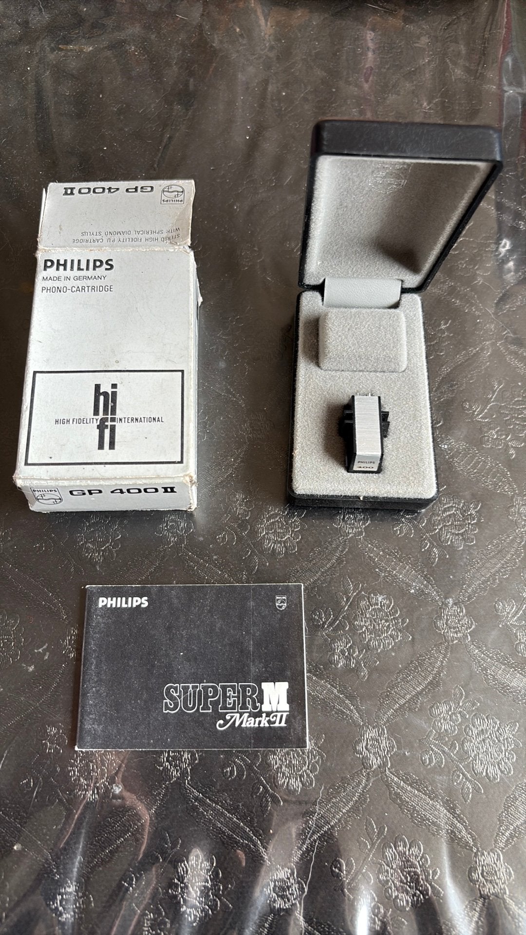 Vintage Philips Super M GP 400 naald, Ophalen of Verzenden, Gebruikt, Philips