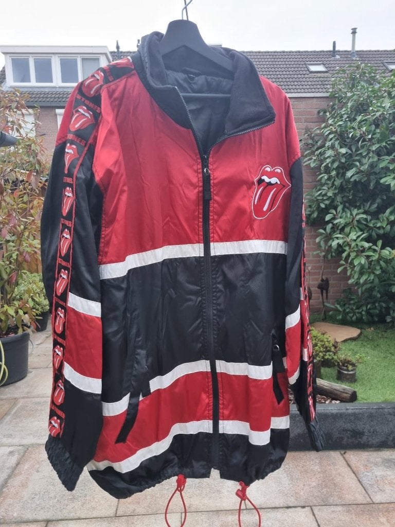 The Rolling Stones Windbreaker / Bomberjack j, Ophalen of Verzenden, Zo goed als nieuw, Maat 52/54 (L), Zwart