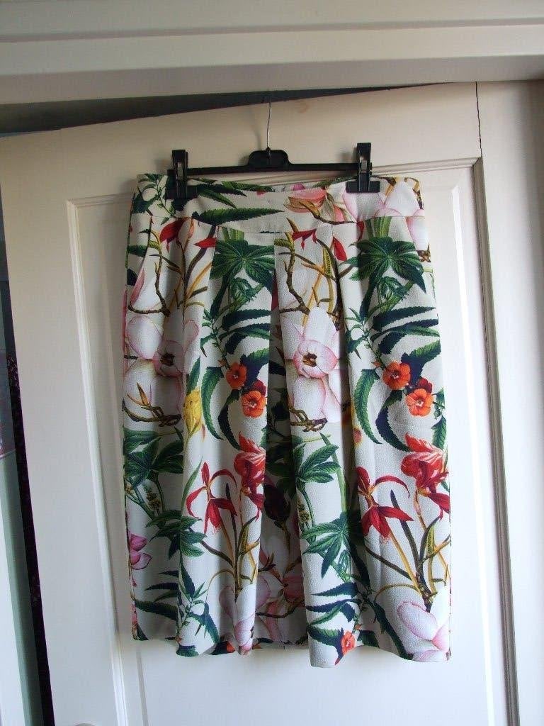 Sey Studio prachtige gebloemde rok maat 40/42, Kleding | Dames, Maat 38/40 (M), Sey Studio, Meerkleurig, Ophalen of Verzenden