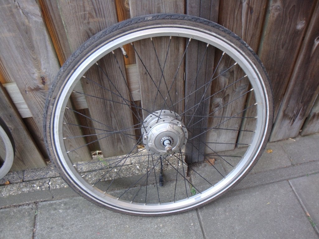 gebruikte voorwiel motor giant 28 inch, Gebruikt, Giant, Motor, Aluminium