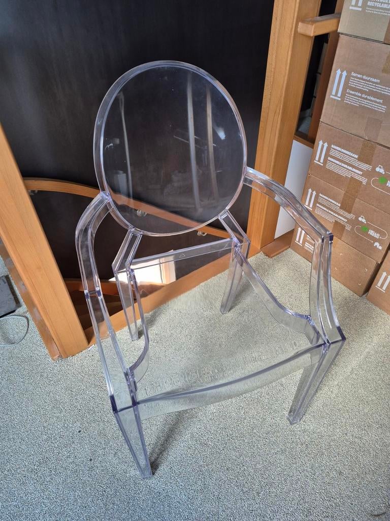 Transparante Eetkamerstoel Kunststof 93x54 cm, Huis en Inrichting, Stoelen, Ophalen