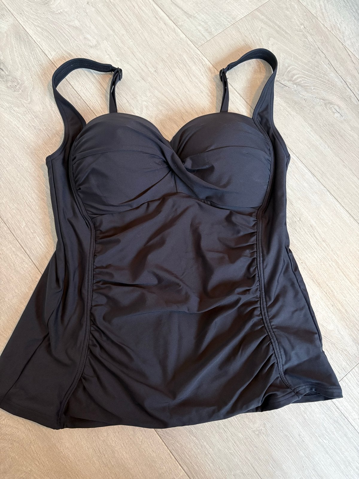 Nieuwe Lascana Tankini Top Zwart - Maat 38D, Ophalen of Verzenden, Nieuw, Zwart, Overige typen