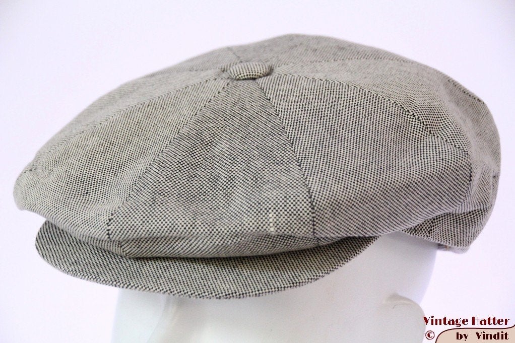Zomer paperboy pet Borsalino Doria grijs katoen 56 nieuw, Kleding | Heren, Hoeden en Petten, Nieuw, Pet, 57 cm (M, 7⅛ inch) of minder