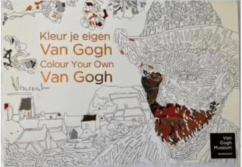 Kleur je eigen van Gogh/Colour your own van Gogh, Ophalen of Verzenden, Zo goed als nieuw, Tekenen en Schilderen