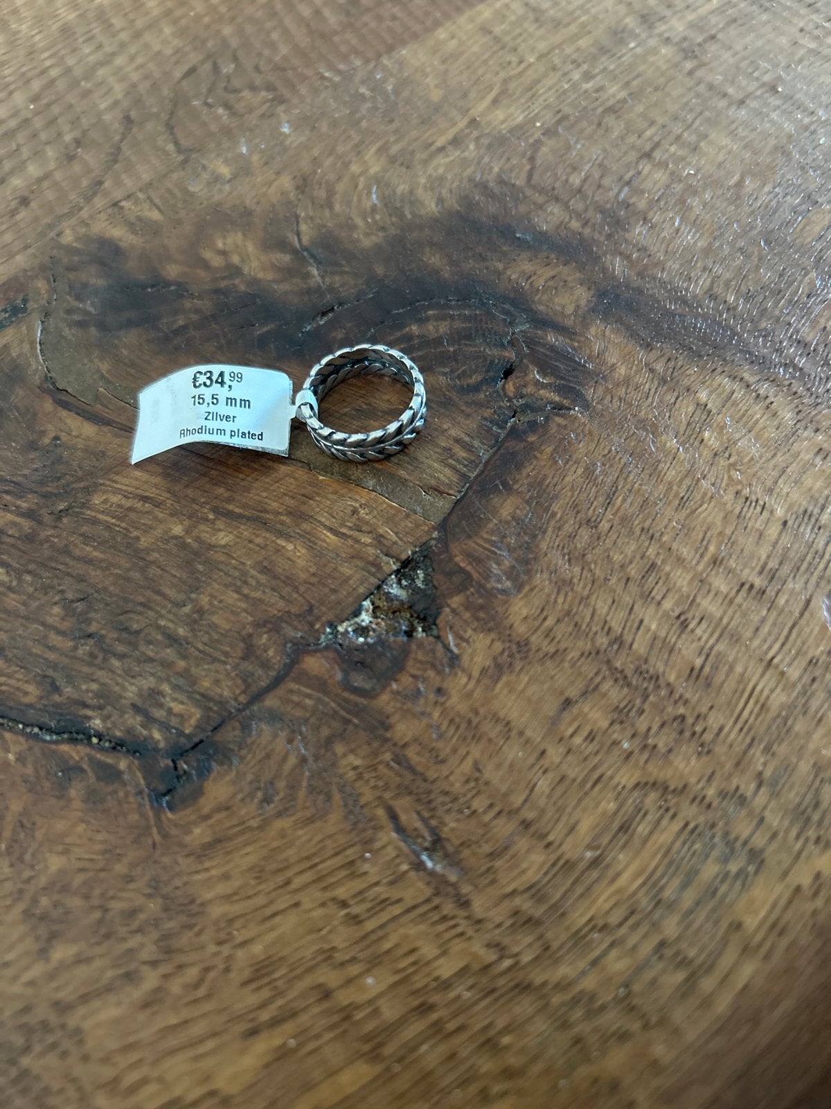 Lucardi ring nieuw maat 15,5, Sieraden, Tassen en Uiterlijk, Ringen, Nieuw, Ophalen of Verzenden, Kleiner dan 17, Dame