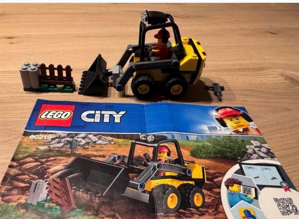 Lego City 60219 Bouwvoertuig met instructies, Lego, Ophalen of Verzenden, Compleet, Complete set