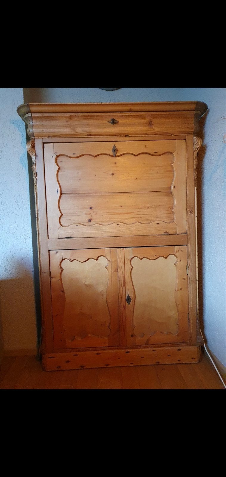 grenen secretaire, Ophalen, Gebruikt