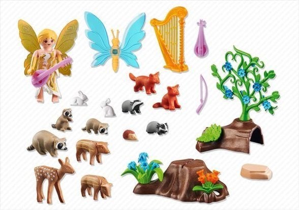 Nwe compl set Playmobil nr 5451 Fee Melodie tussen bosdieren, Kinderen en Baby's, Speelgoed | Playmobil, Complete set, Overige typen