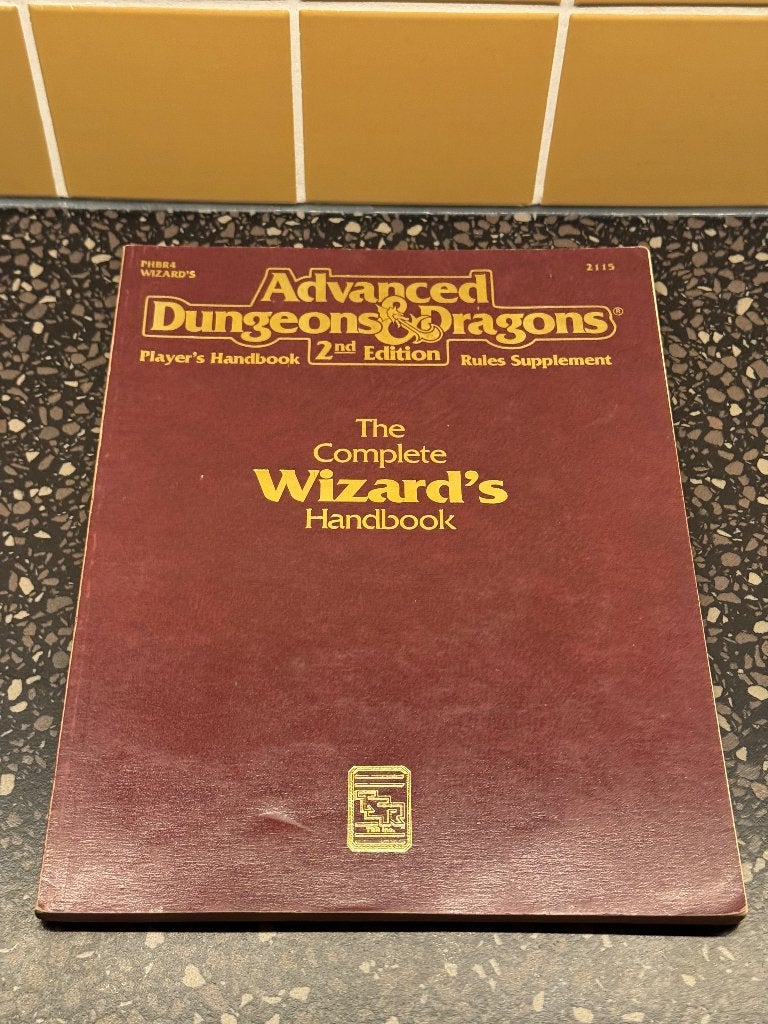 AD&D Dungeons Dragons 2e Complete Wizards Handbook 2nd print, Ophalen of Verzenden, Gebruikt, TSR