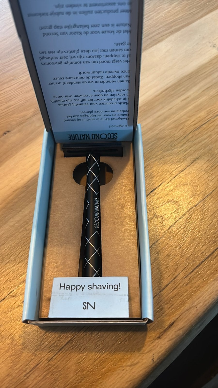 Second Nature Razor scheermes nieuw Duurzaam scheren, Ophalen of Verzenden, Nieuw, Overige typen