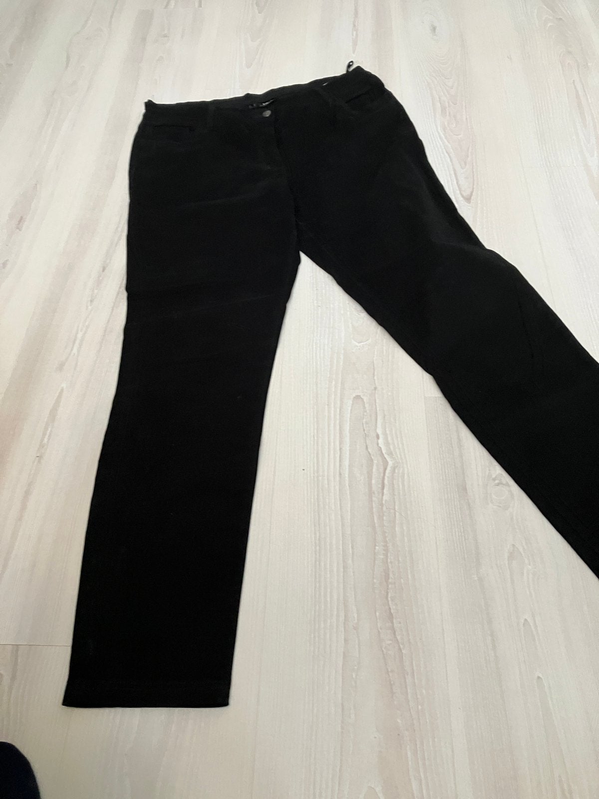 Zwarte lange broek maat 48, Ophalen of Verzenden, Gedragen, Zwart, Broek of Spijkerbroek