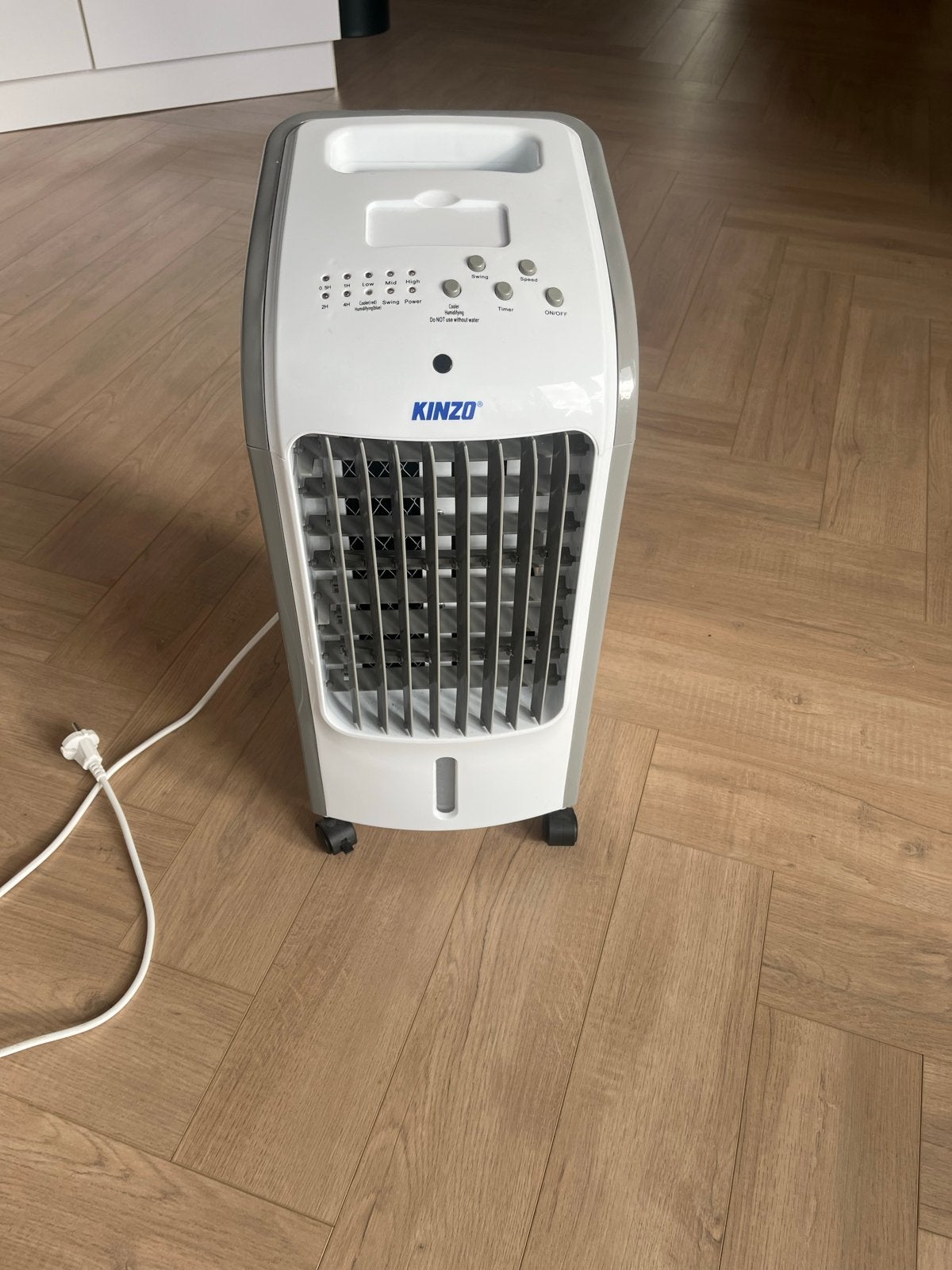 Kinzo Mobiele Airco / Aircooler - Zo goed als nieuw, Witgoed en Apparatuur, Ophalen, Minder dan 60 m³, 3 snelheden of meer, Zo goed als nieuw