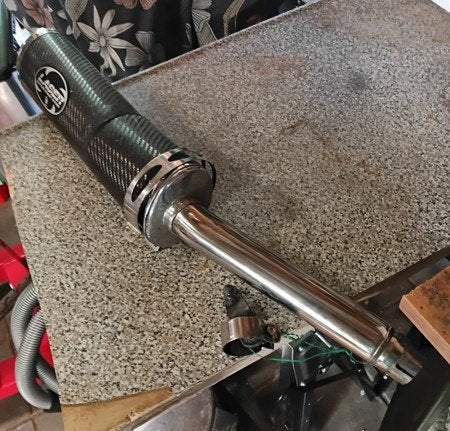 uitlaat motor, Ophalen, Gebruikt