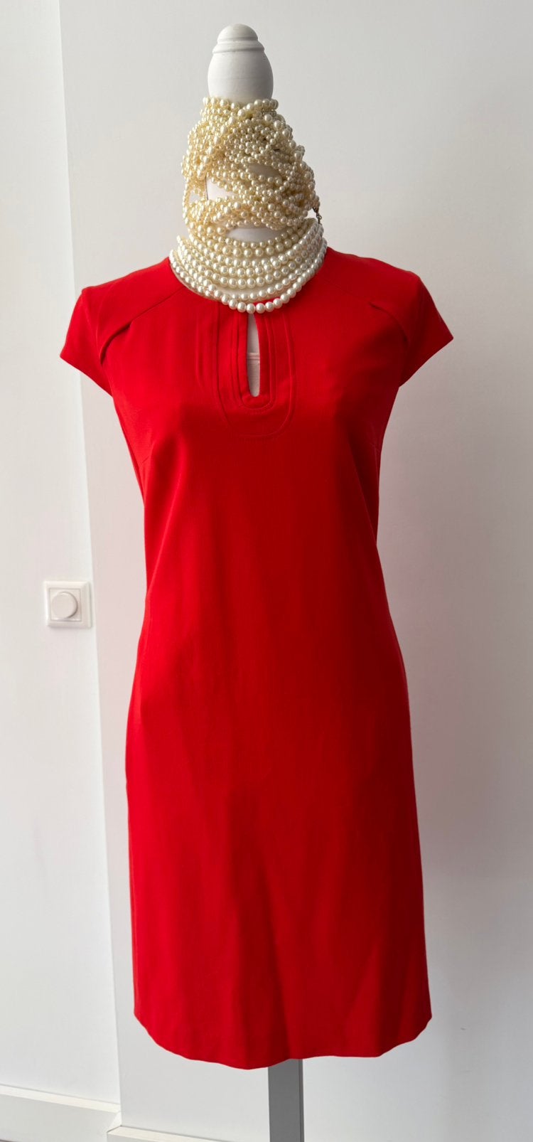 Schitterend River Woods jurk rood 40 42 l xl, Verzenden, Maat 42/44 (L), Nieuw, Knielengte