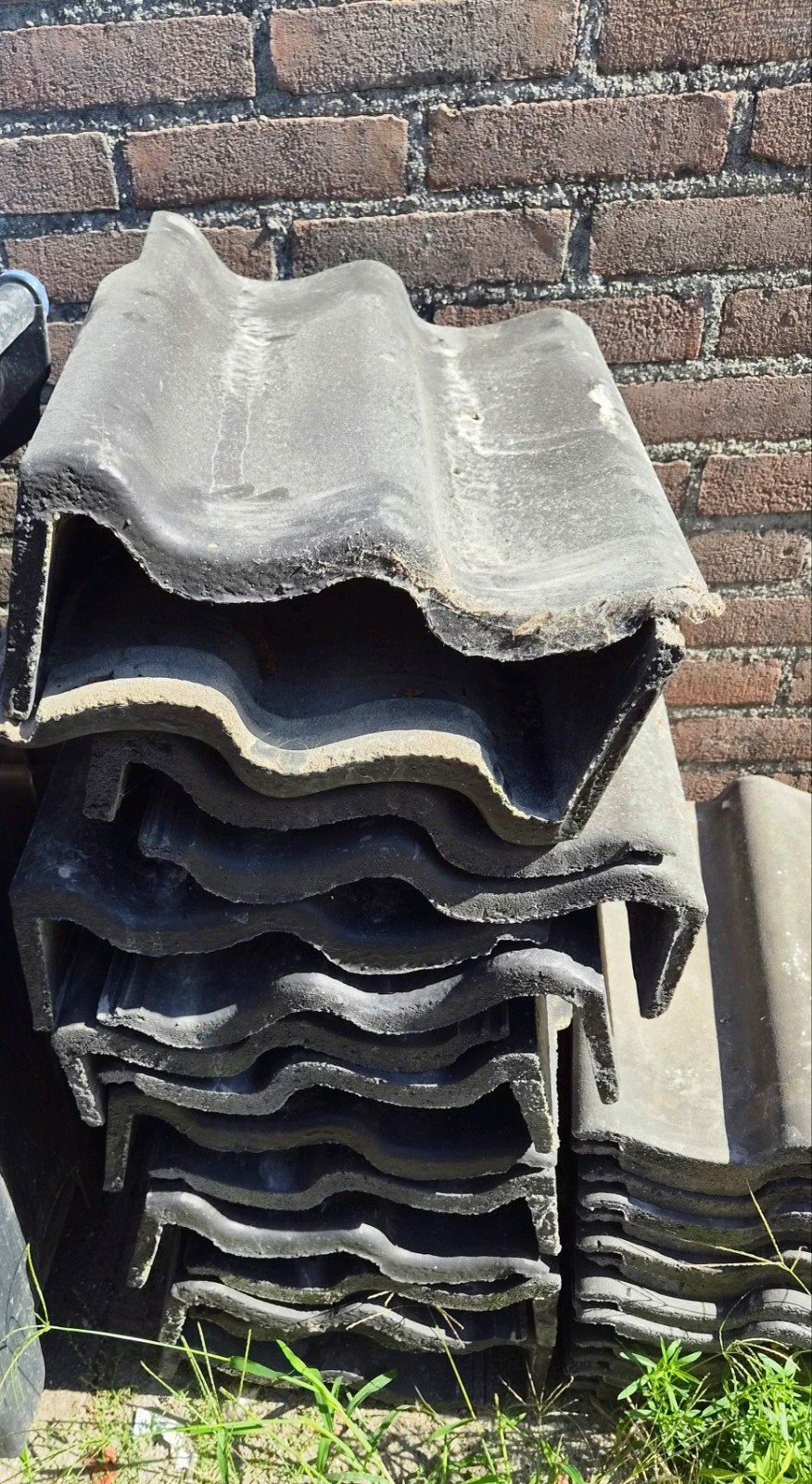 kantpannen en sneldekkers, Doe-het-zelf en Verbouw, Dakpannen en Dakbedekking, Ophalen, Steen of Klei, Minder dan 5 m², Dakpannen