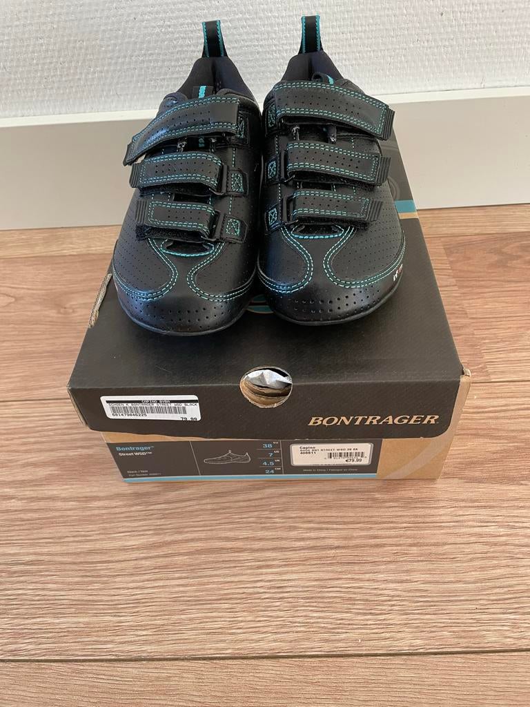 Bontrager Street WSD Fietsschoenen Maat 38 Zwart, Gebruikt, Schoenen, Overige maten, Ophalen of Verzenden