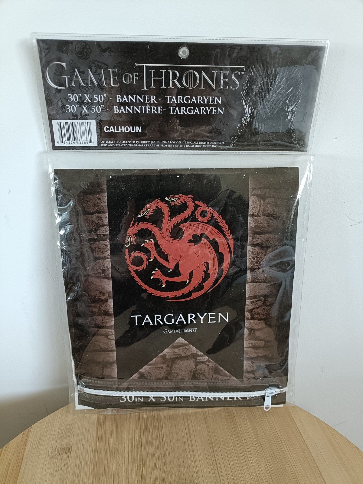 Game of Thrones House Targaryen wandbanner, Ophalen of Verzenden, Nieuw