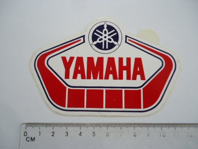 sticker oud YAMAHA Outboard motor waterscooter retro moto, Verzenden, Zo goed als nieuw, Bedrijf of Vereniging