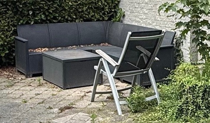 Loungeset tuin, Ophalen, Kunststof, Gebruikt, 6 zitplaatsen