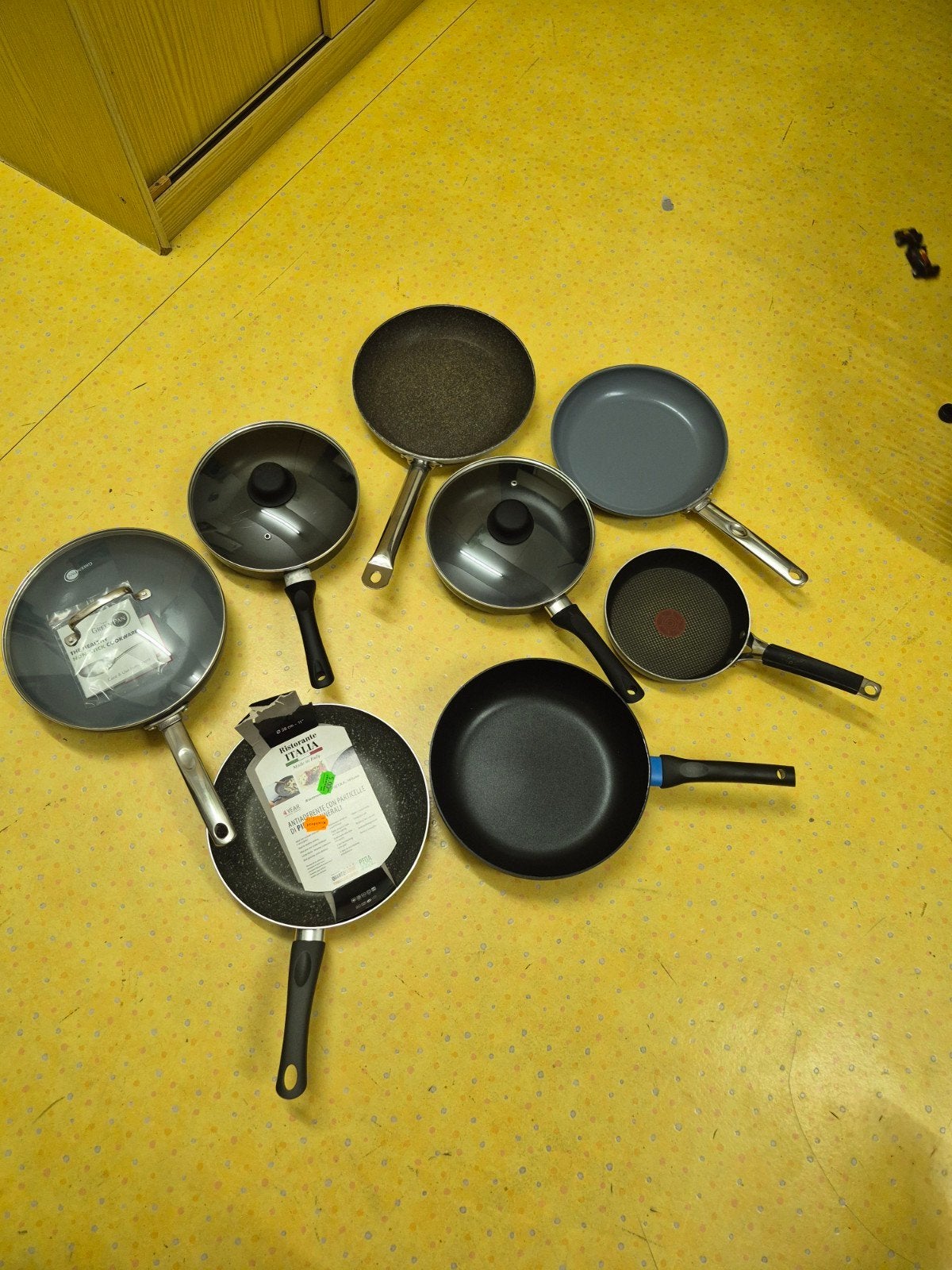 Diverse pannen - Koekenpannen, Wok, Snelkookpan, Huis en Inrichting, Ophalen, Koekenpan, Tefal, Aluminium
