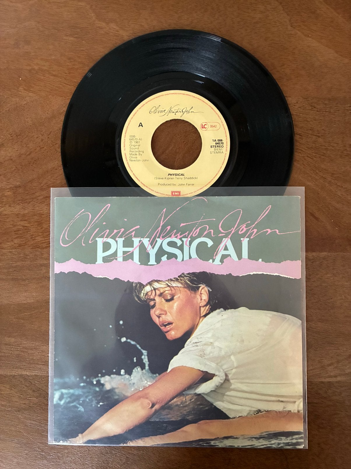 Olivia Newton-John - Physical, Cd's en Dvd's, Ophalen of Verzenden, 7 inch