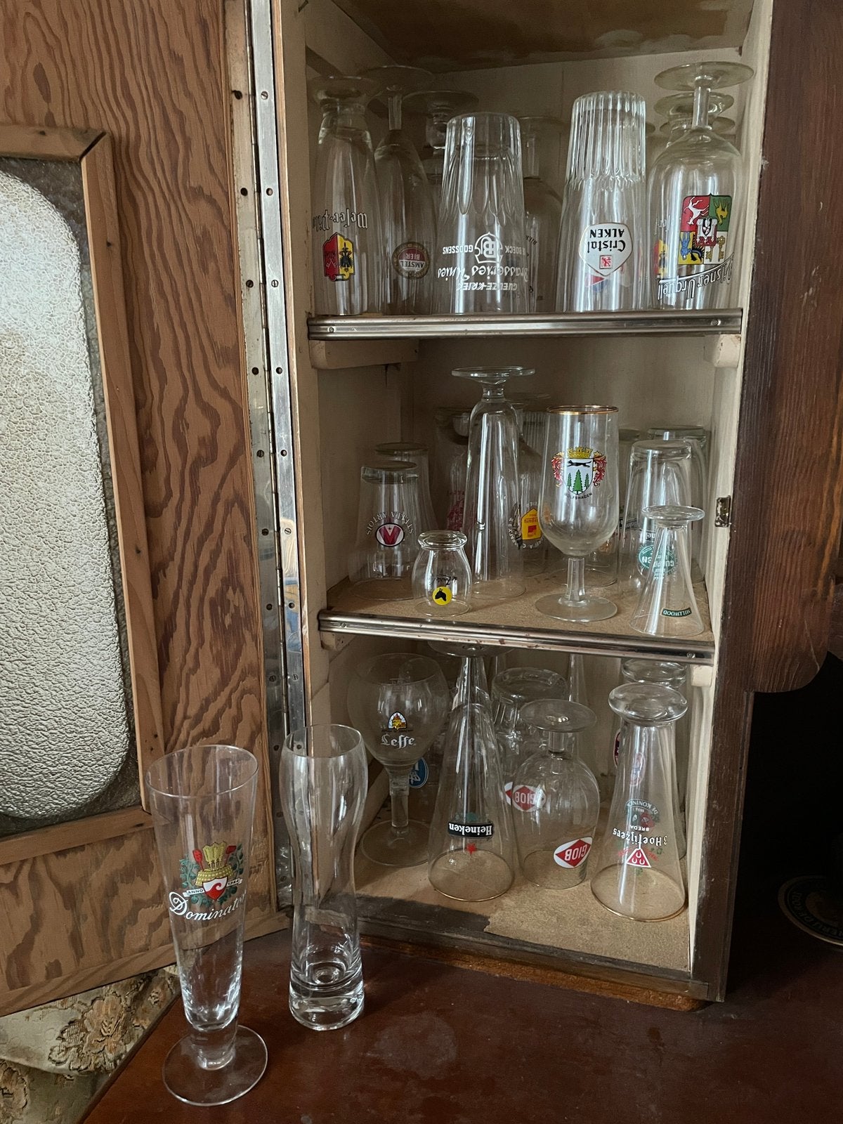 Diverse bier, borrel en andere glazen te koop, Verzamelen, Glas en Borrelglaasjes, Ophalen, Gebruikt