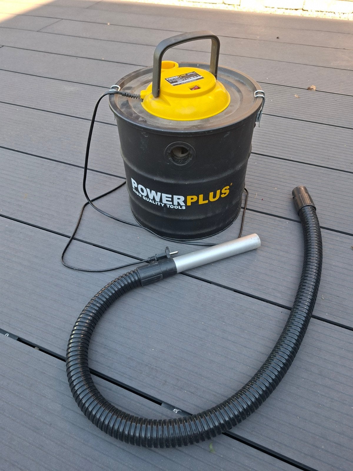 Powerplus POWX3013 Aszuiger - 1600W, 20L, Witgoed en Apparatuur, Stofzuigers, Ophalen, Overige merken, Gebruikt, 1600 tot 2000 watt