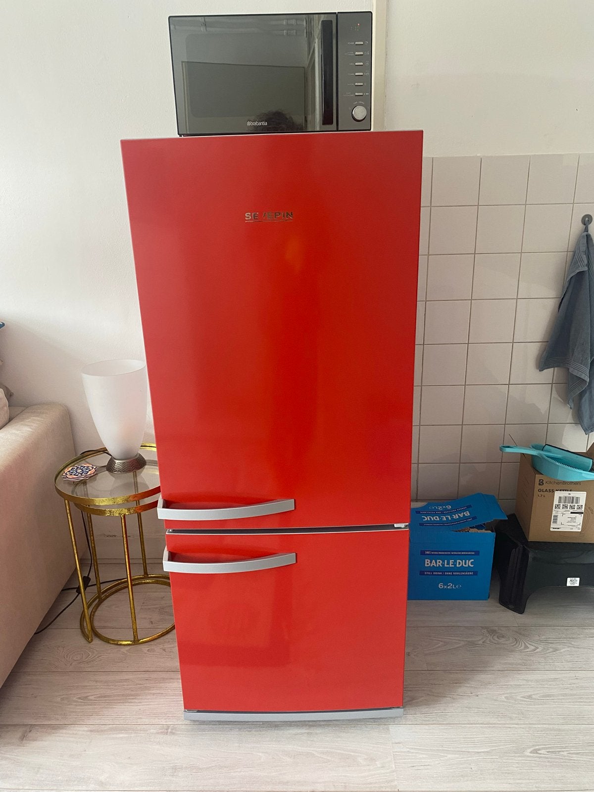 Severin Retro Koel-Vriescombinatie Rood (A++)