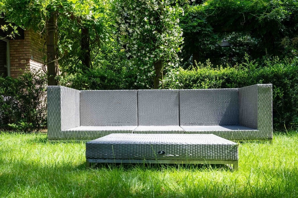 Borek tuinmeubelen, loungebank,, Ophalen, 5 zitplaatsen, Kunststof, Gebruikt
