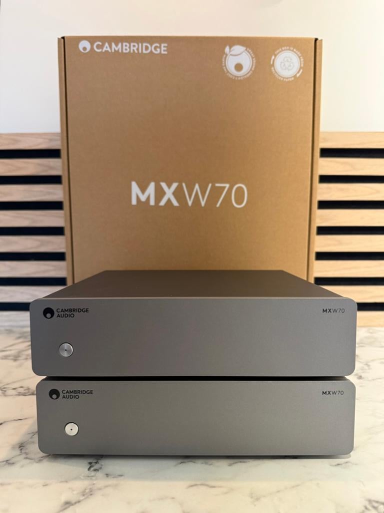 2x Cambridge MXW70, nieuw/demo, 2 jaar garantie, Audio, Tv en Foto, Versterkers en Receivers, Contact@vintageaudiobreda.nl, Nieuw