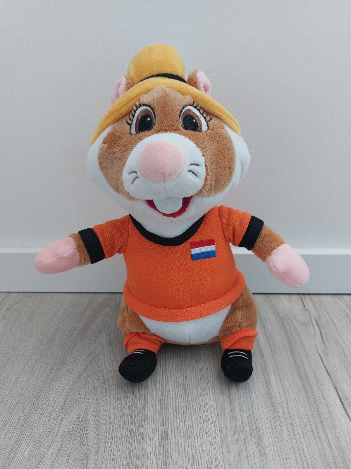 Knuffel hamster Ah Albert Heijn voetbal EK WK Holland L2023, Ophalen of Verzenden, Zo goed als nieuw, Overige typen