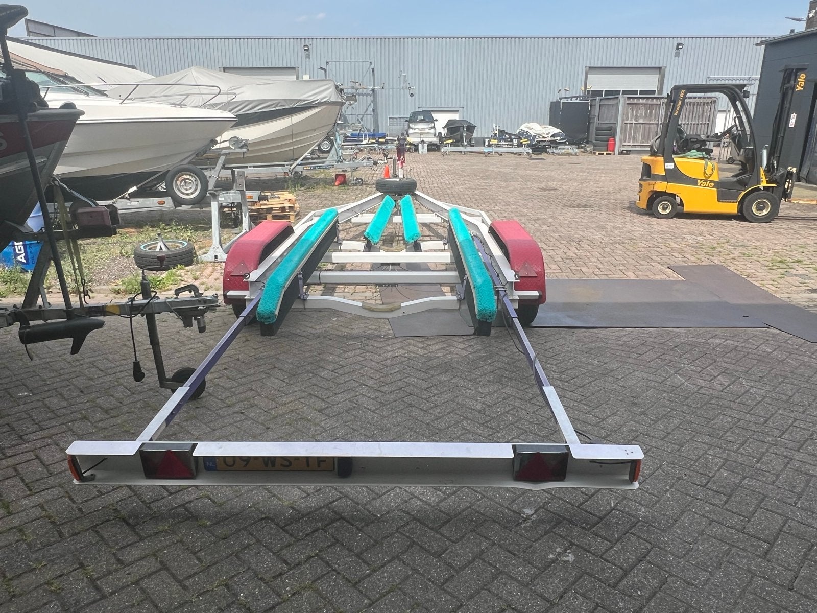 Boottrailer Freewheel 3000 kg laadvermogen BJ.2018 dubbelass, Watersport en Boten, Boottrailers, Ophalen, Gebruikt, 9 meter of meer