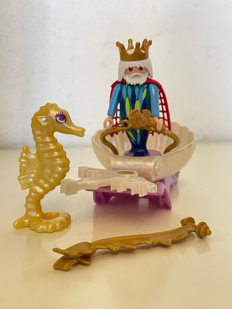 Playmobil 4815 Ocean King met zeepaardje, Complete set, Fantasy, Ophalen of Verzenden, Zo goed als nieuw