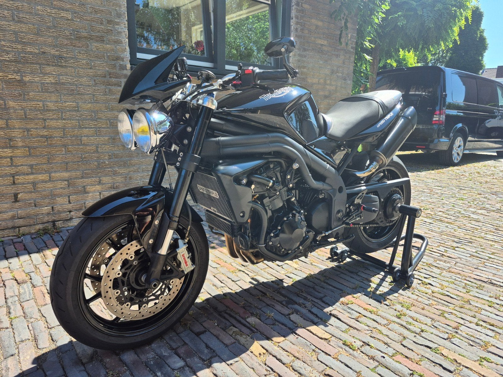 Triumph SpeedTriple 1050 Speed Triple 2009 37dzkm, Motoren, Sportuitlaat, Occasion, Motorrijbewijs A, Bedrijf