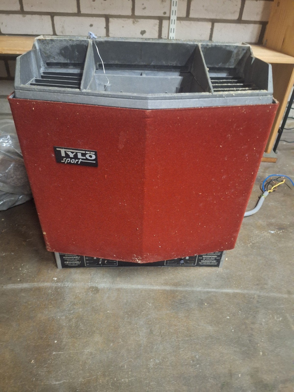 Tylö Sport Sauna Kachel 6kW, Ophalen, Gebruikt, Fins of Traditioneel, Onderdelen