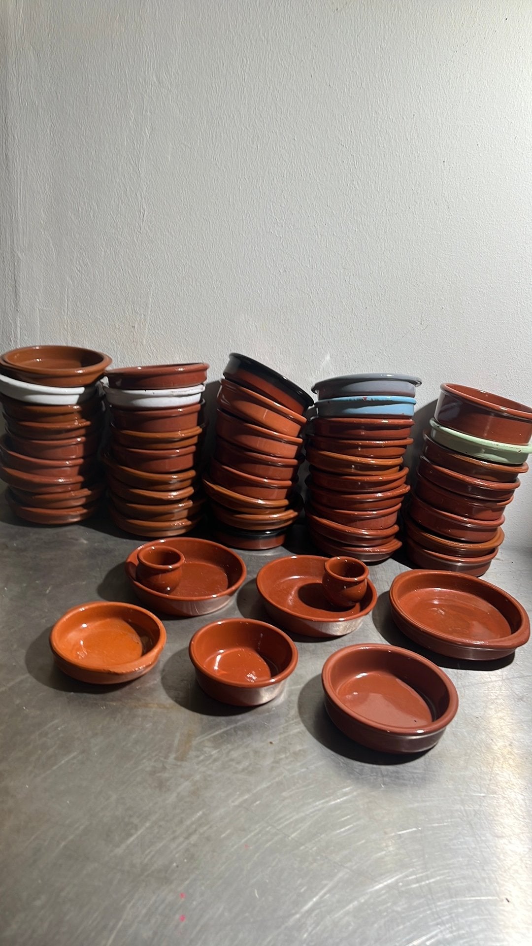Grote partij terracotta bakjes 50 stuks, Ophalen of Verzenden, Zo goed als nieuw