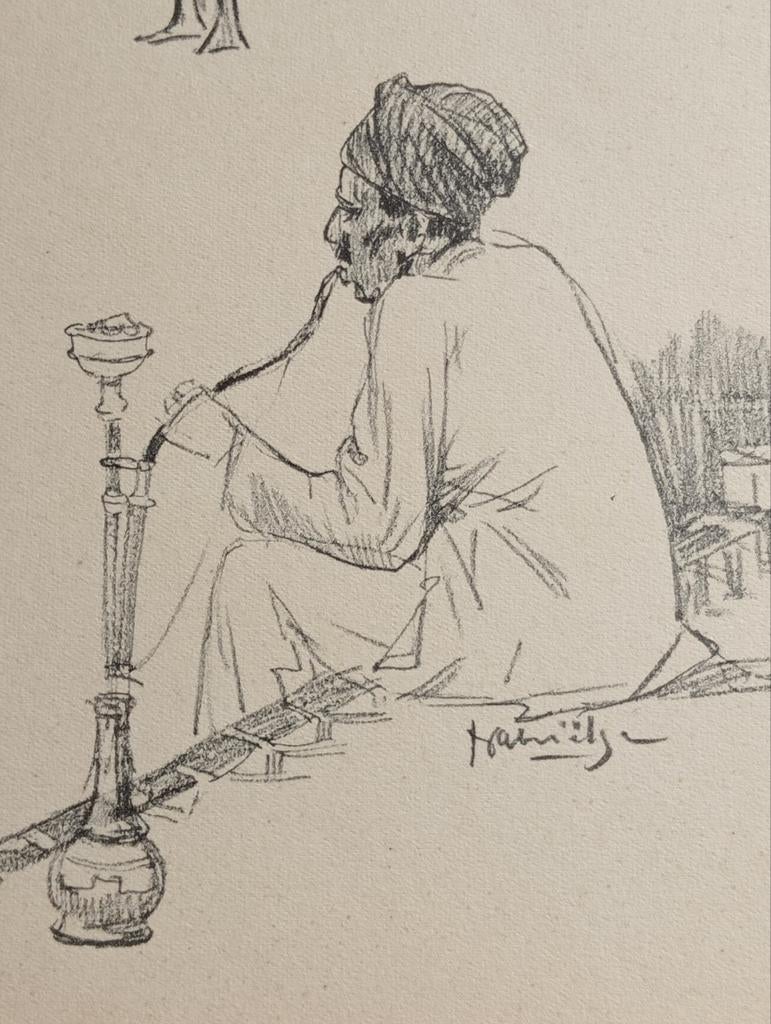 Gabrielse prent Nederlands Indië Indonesië, Ophalen of Verzenden, Voor 1940, Gebruikt, Overige onderwerpen